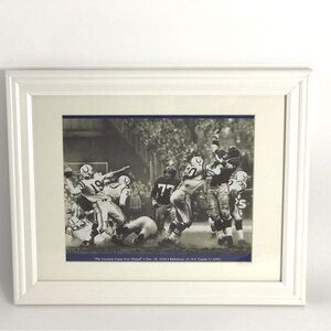 1958 NY Giants vs. Baltimore Colts “The Greatest Game Ever Played” framed poster